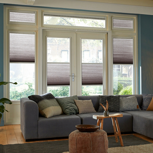 Plisses in woonkamer