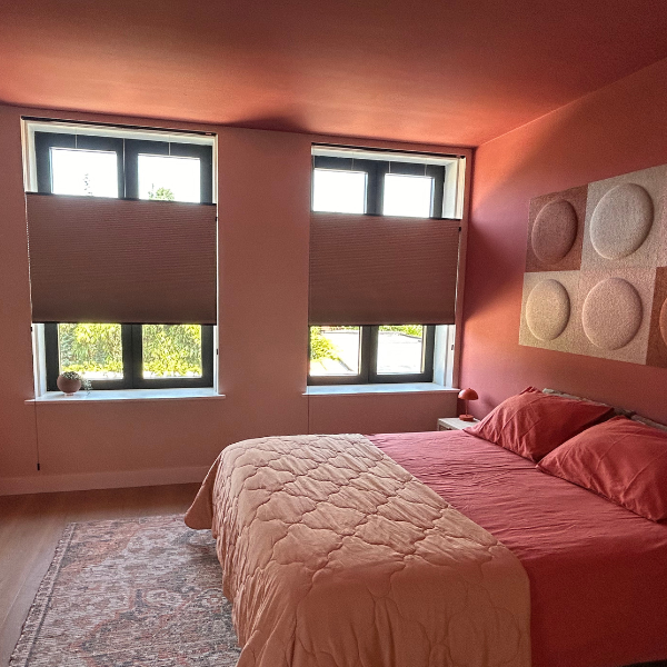 Dupli plisse top down bottom up slaapkamer